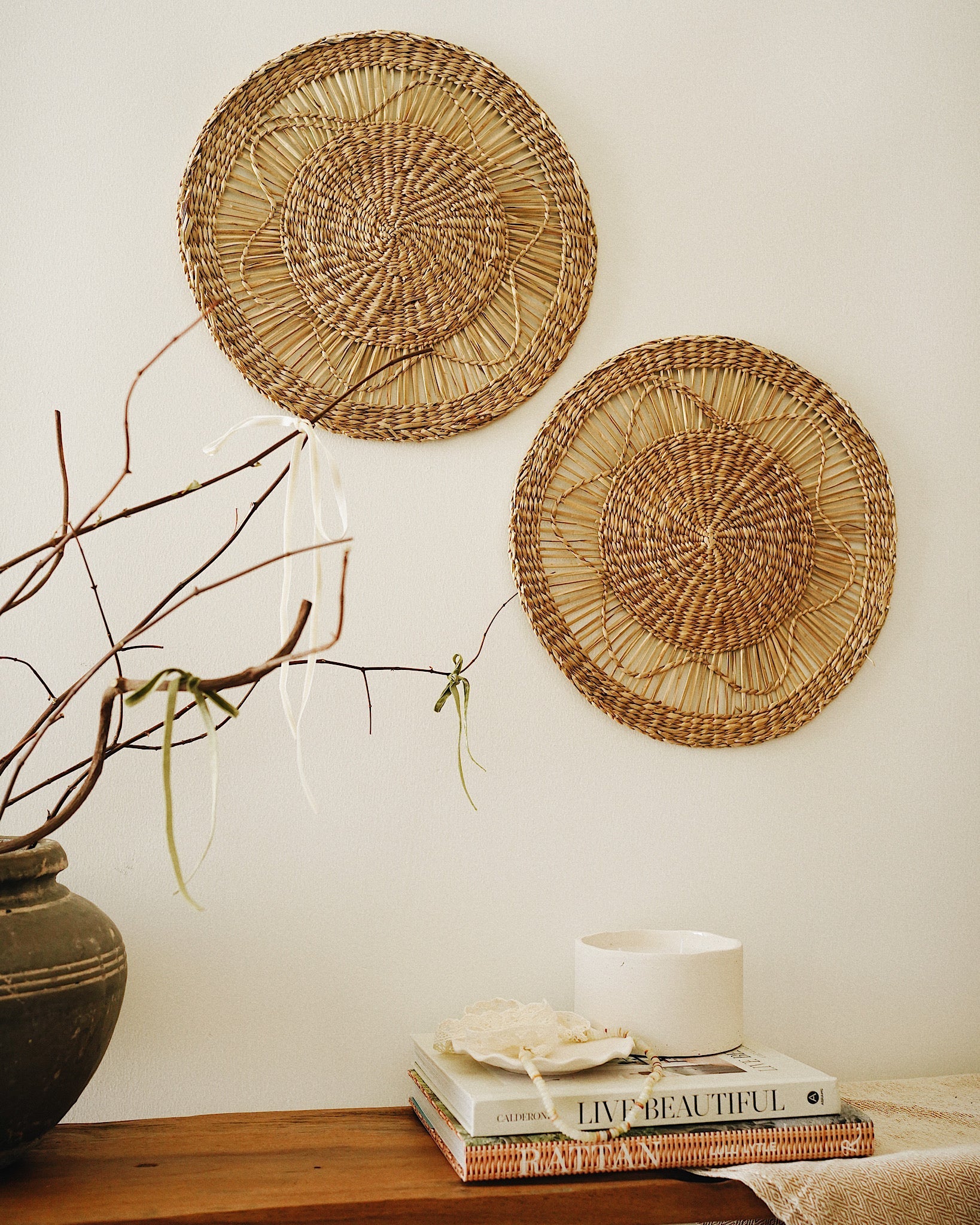 Transform Your Space with Stunning Woven Basket Wall Decor – Olive & Iris