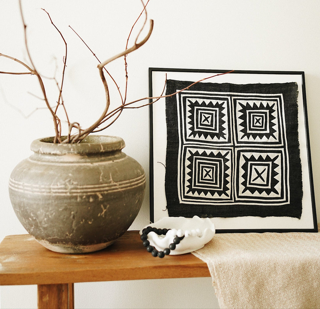 Naya Vintage Hand Embroidered Textile Wall Art By CallaForma