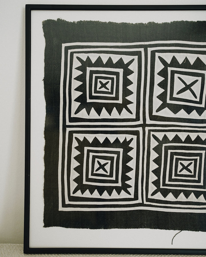 Naya Vintage Hand Embroidered Textile Wall Art By CallaForma - front zoom in