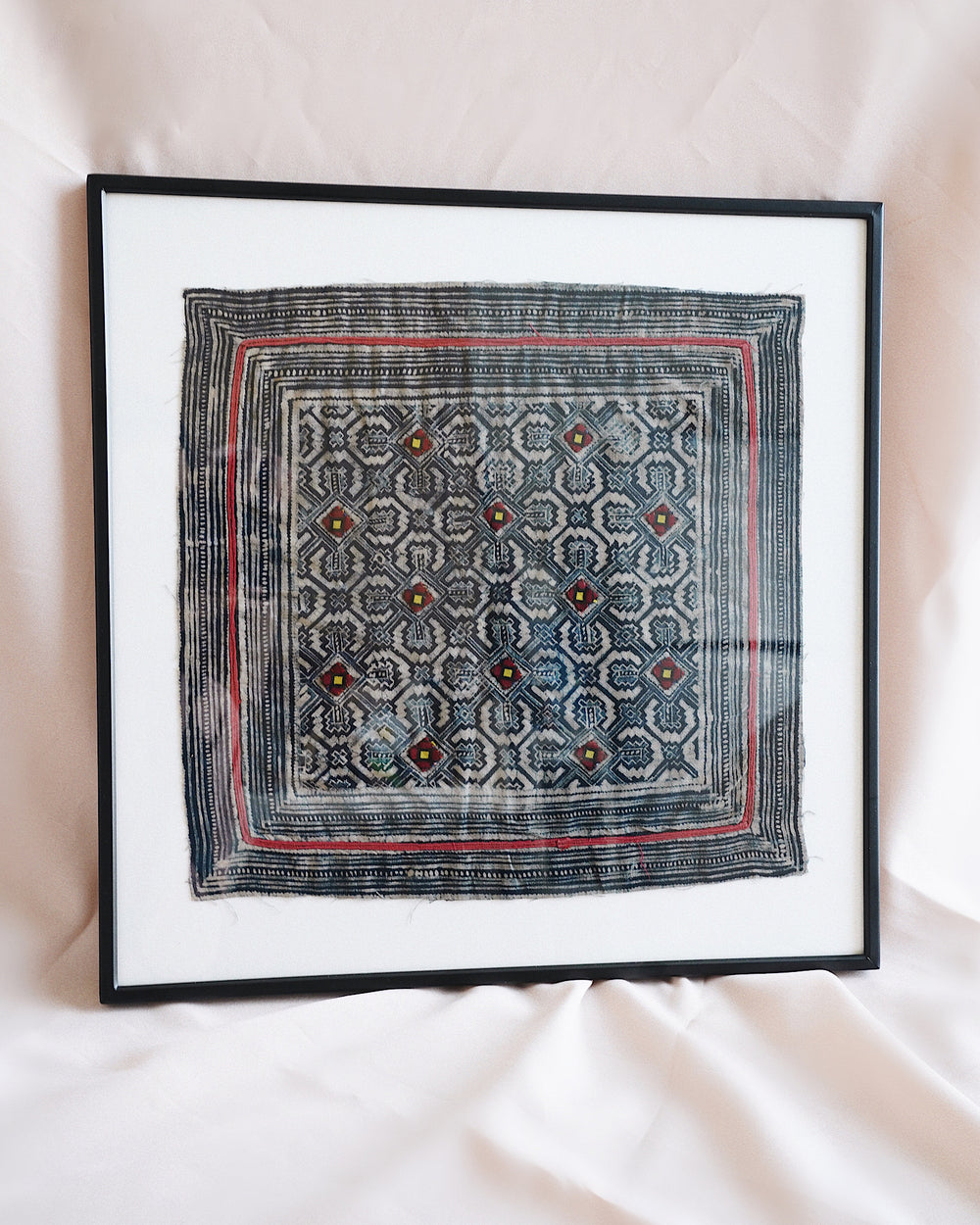 Uma Hmong Vintage Textile Wall Art | Olive & Iris