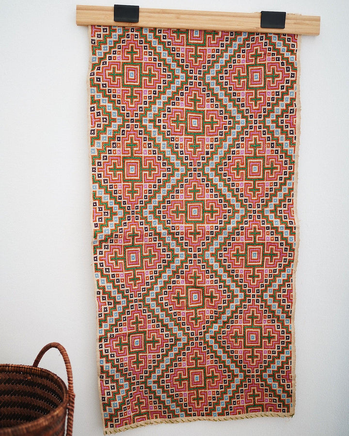 Dawn Vintage Hand Embroidered Tapestry