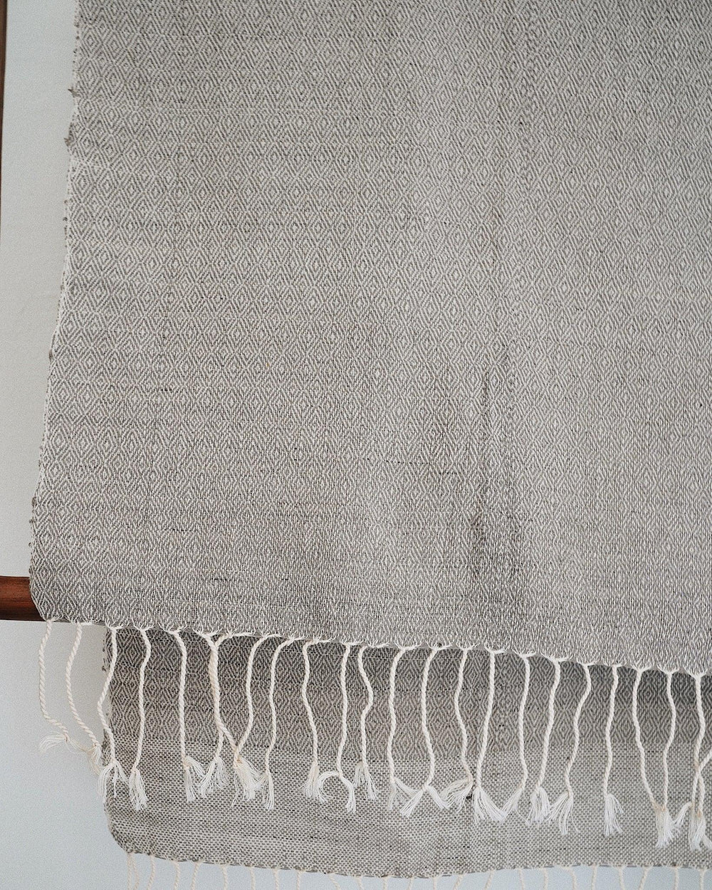 Gray Vintage Marble Handwoven Throw | Olive & Iris