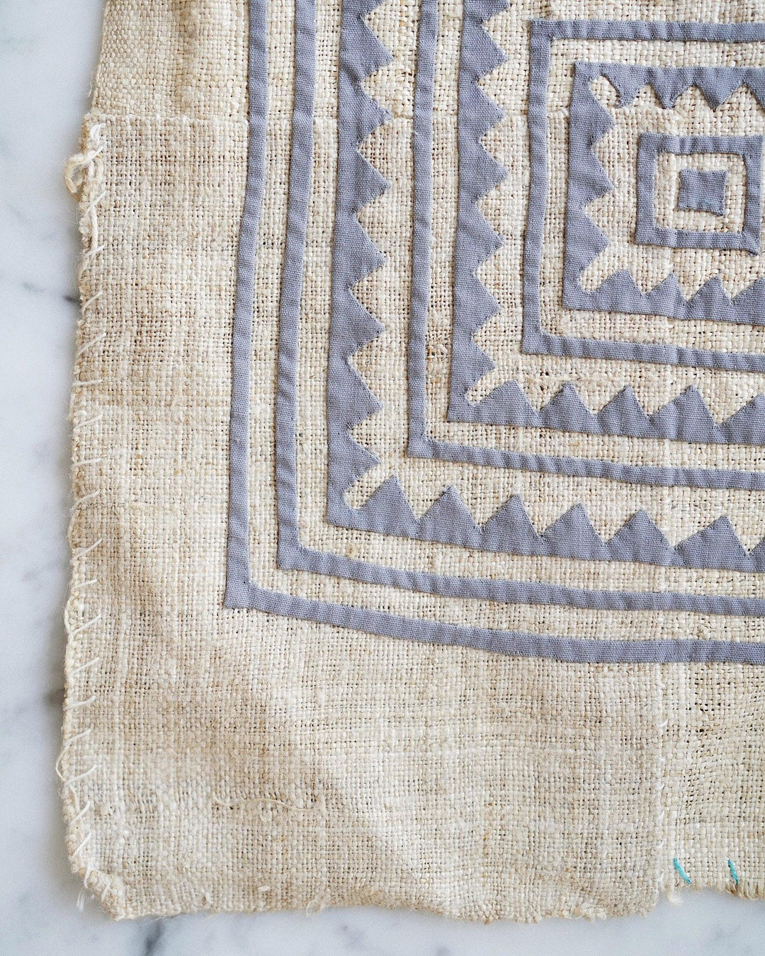 Maya Vintage Hand Embroidered Tapestry | Olive & Iris
