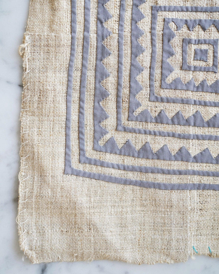 Maya Vintage Hand Embroidered Tapestry | Olive & Iris