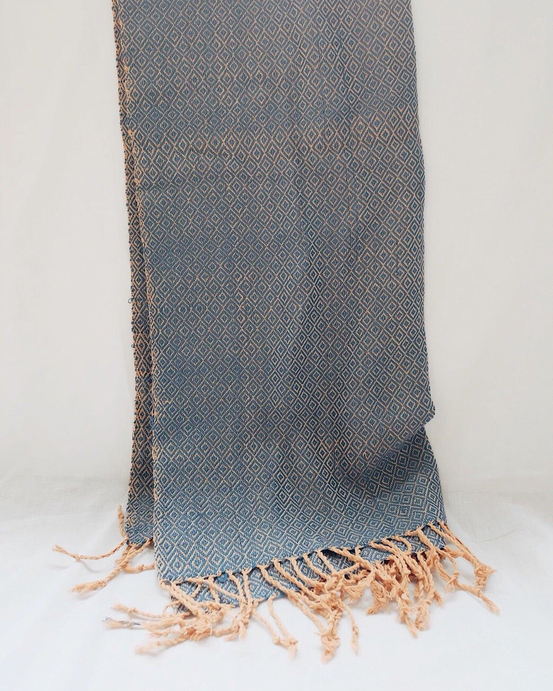 Indigo Hand Woven Throw | Olive & Iris