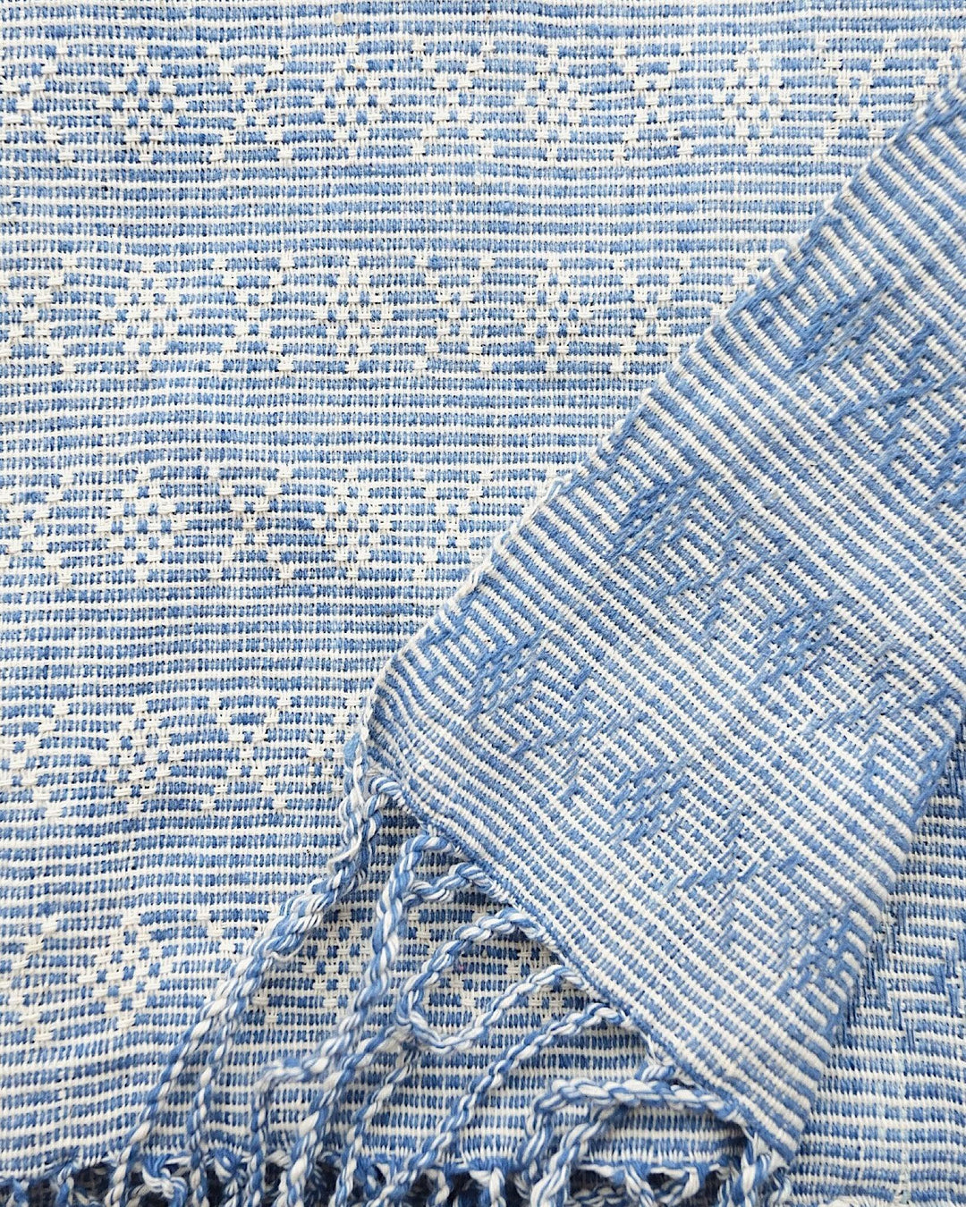 Vintage Hand Woven Table Runner | Olive & Iris