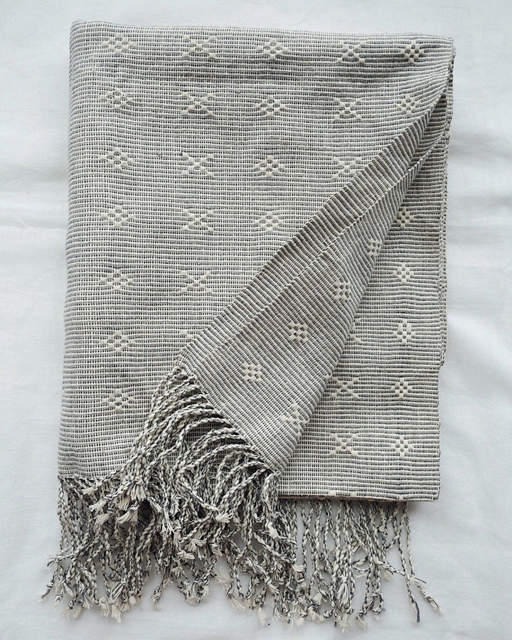 Vintage Hand Woven Table Runner, Throw | Olive & Iris