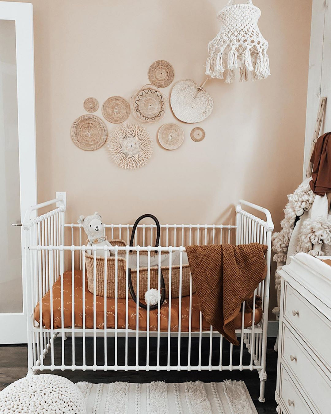 Olive & Iris Wall Basket IRL: Nursery Room
