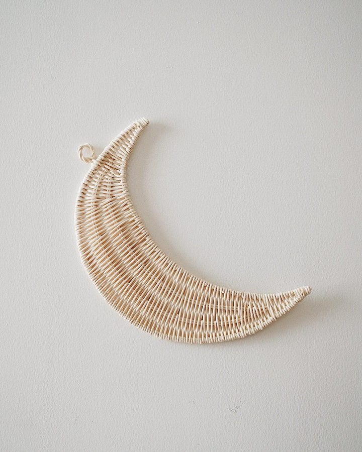 Crescent Rattan Wall Hanging | Olive & Iris