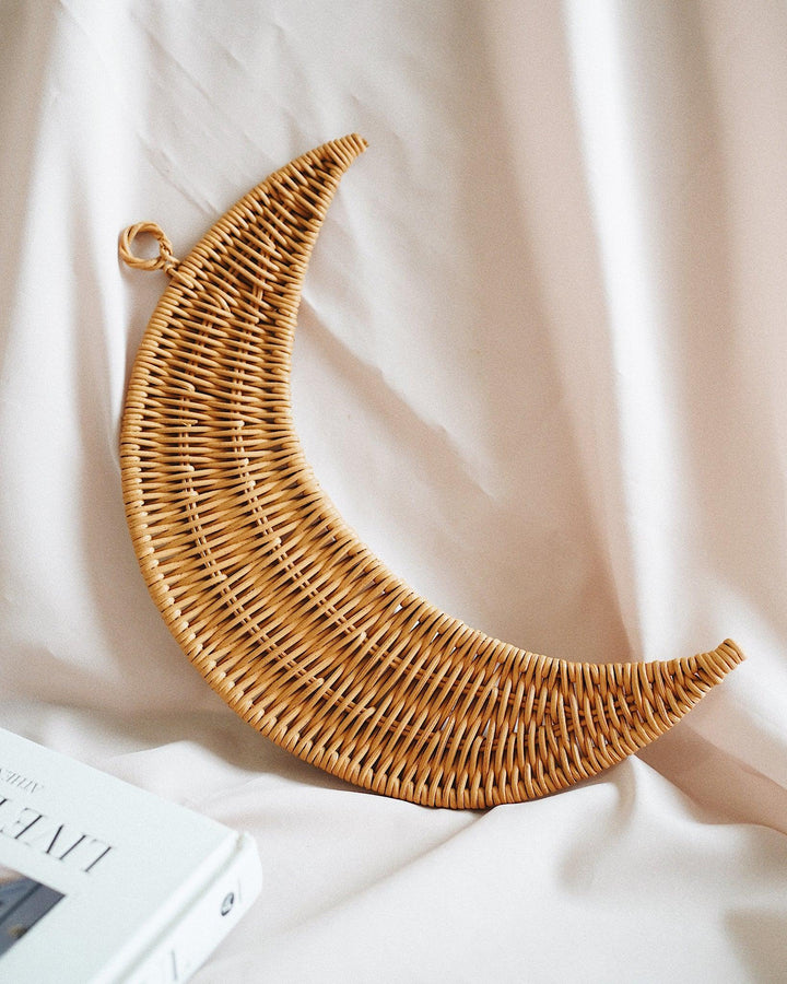 Crescent Rattan Wall Hanging | Olive & Iris