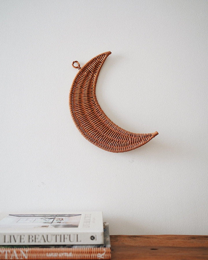 Crescent Rattan Wall Hanging | Olive & Iris