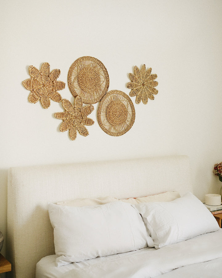Mali Basket Wall Hanging Set of 6 | Olive & Iris