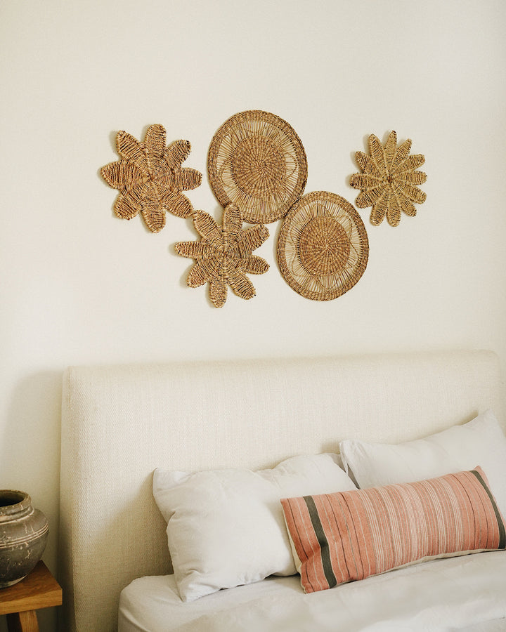 Mali Basket Wall Hanging Set of 6 | Olive & Iris