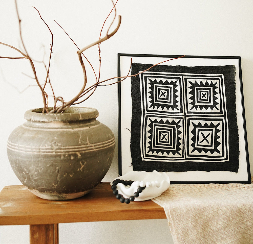 Naya Vintage Hand Embroidered Textile Wall Art By CallaForma