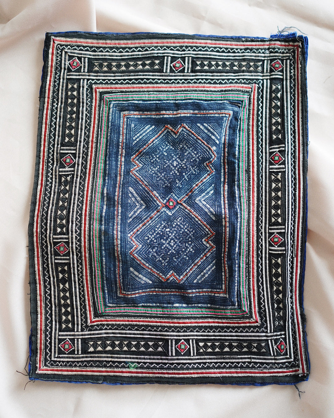 Nhia Hmong Vintage Textile Wall Art | Olive & Iris