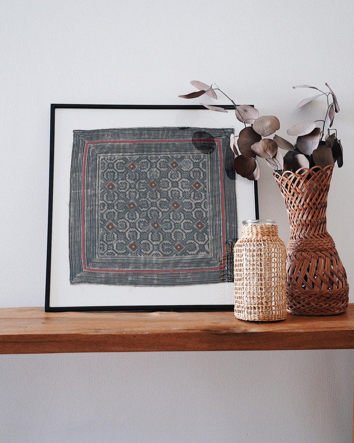 Uma Hmong Vintage Textile Wall Art | Olive & Iris