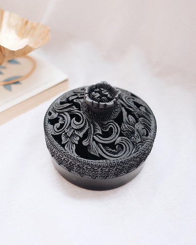 Aroon Hand Carved Incense Holder | Olive & Iris