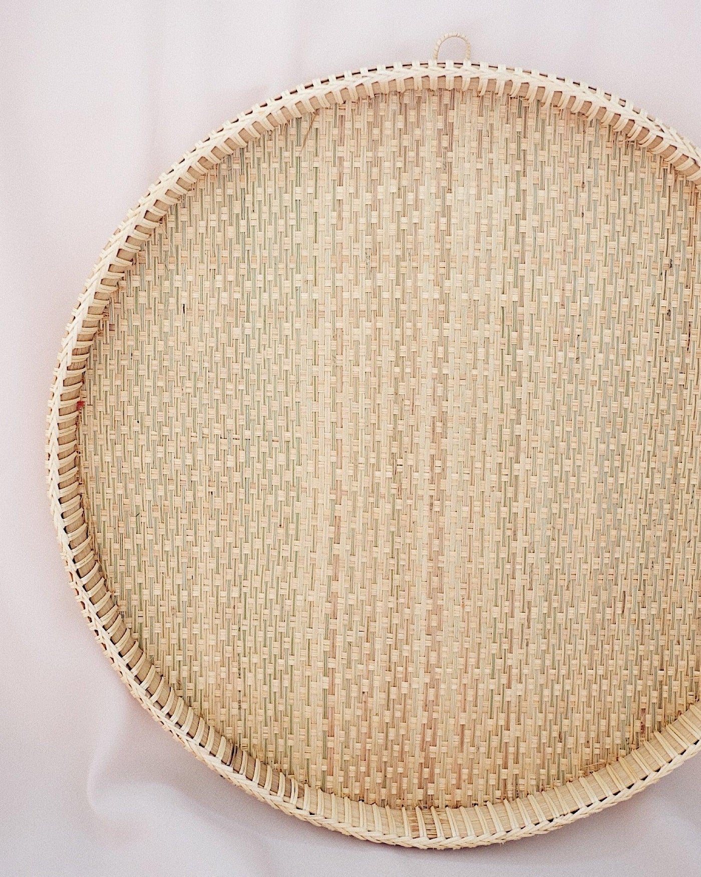 Cassia Handwoven Flat Basket | Olive & Iris