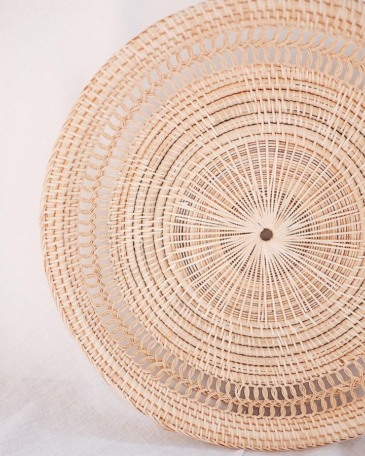 Cherry Rattan Woven Basket | Olive & Iris