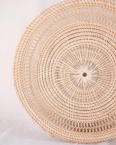 Cherry Rattan Woven Basket | Olive & Iris