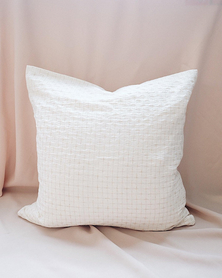 Criss Cross Pillow Cover | Olive & Iris