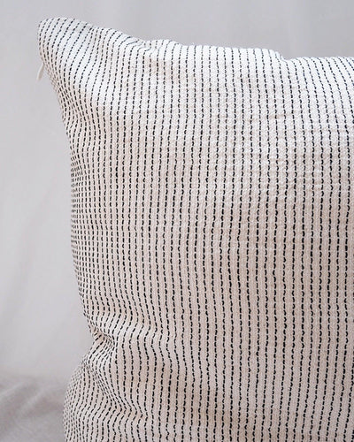 Dots & Stripes Pillow Cover | Olive & Iris