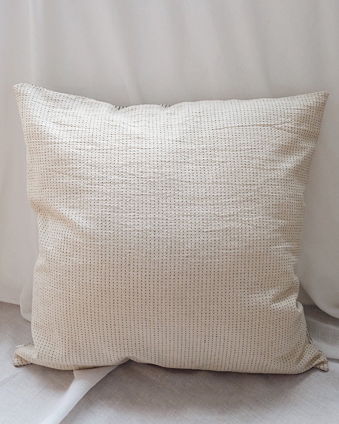 Dots & Stripes Pillow Cover | Olive & Iris