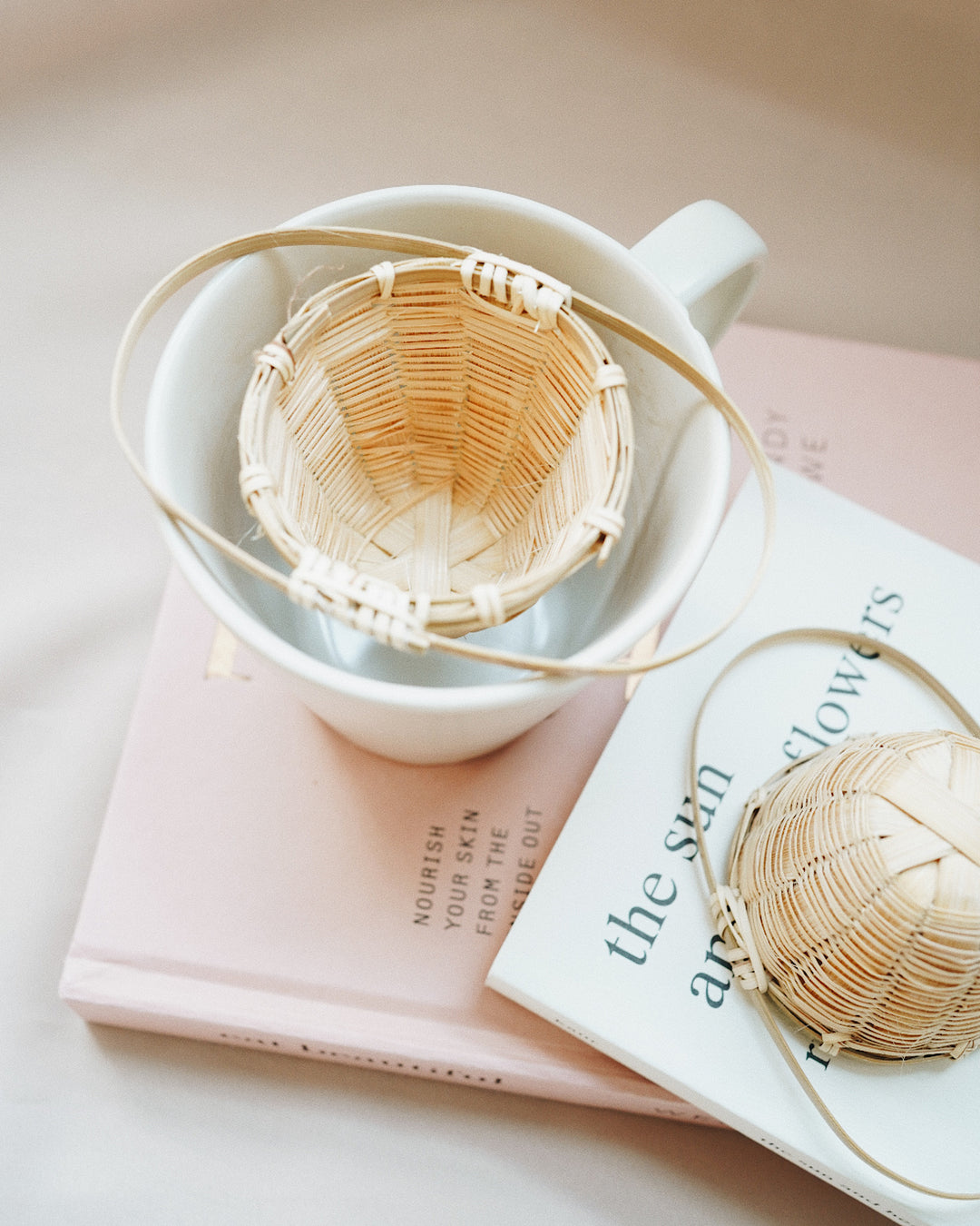 Double Handled Bamboo Tea Infuser - Set of 2 | Olive & Iris