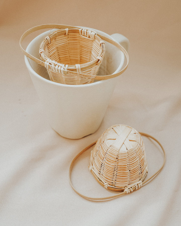 Double Handled Bamboo Tea Infuser - Set of 2 | Olive & Iris