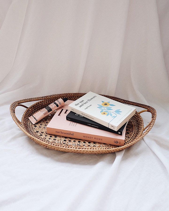 Fern Handwoven Rattan Tray | Olive & Iris