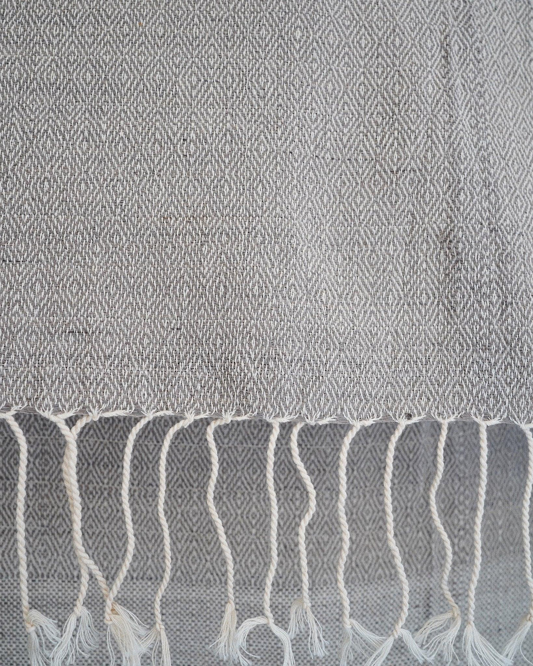 Gray Vintage Marble Handwoven Throw | Olive & Iris