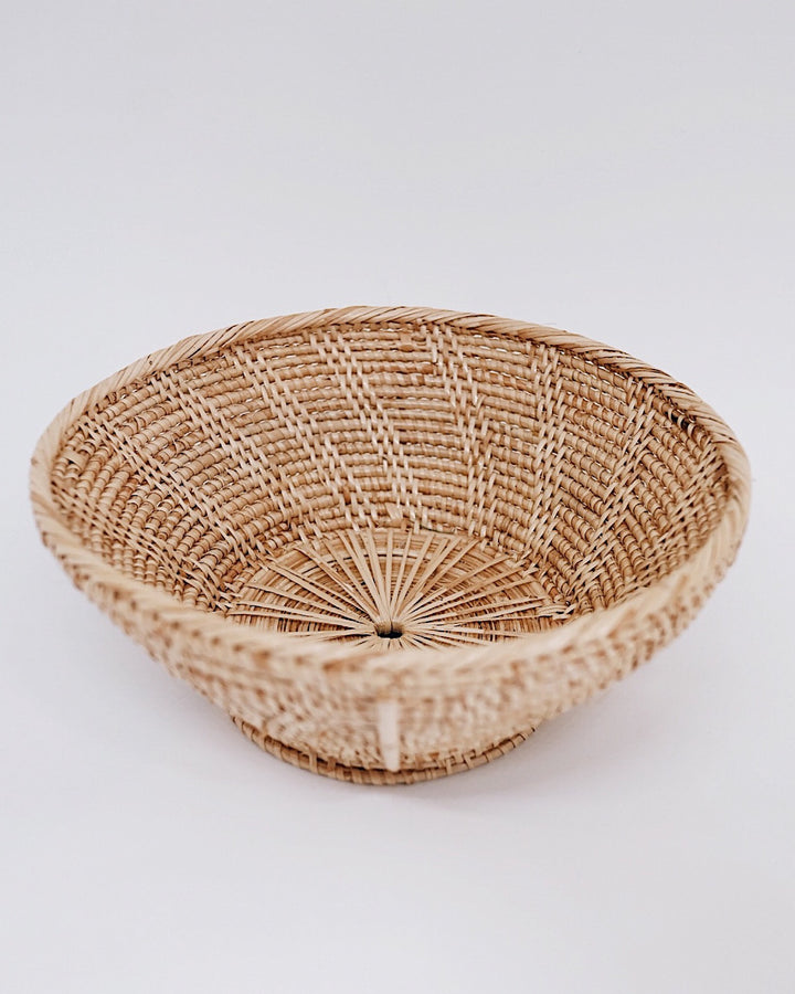 Hand Woven Rattan Bowl, Fruit basket, Fruit bowl | Olive & Iris