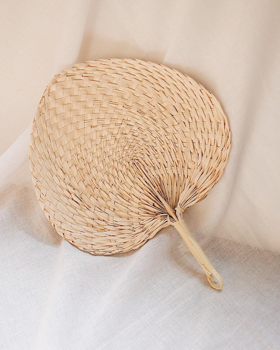 Palm Leaf Hand Fan | Olive & Iris