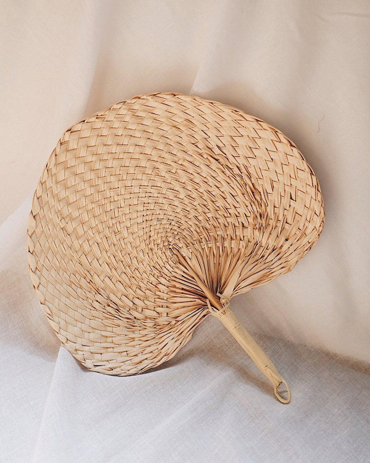 Palm Leaf Hand Fan | Olive & Iris