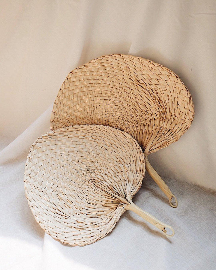 Palm Leaf Hand Fan | Olive & Iris