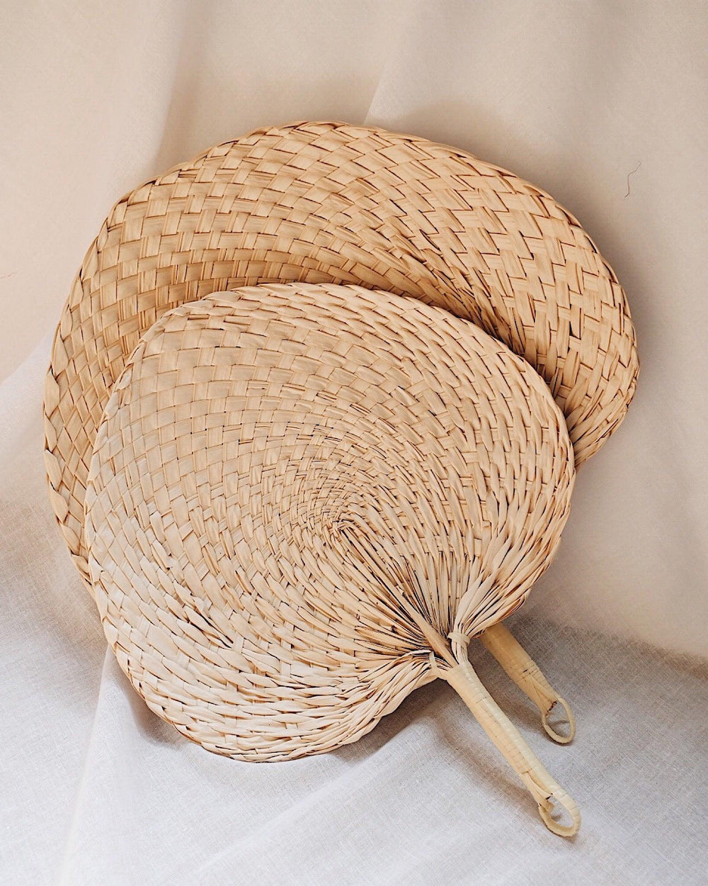 Palm Leaf Hand Fan | Olive & Iris