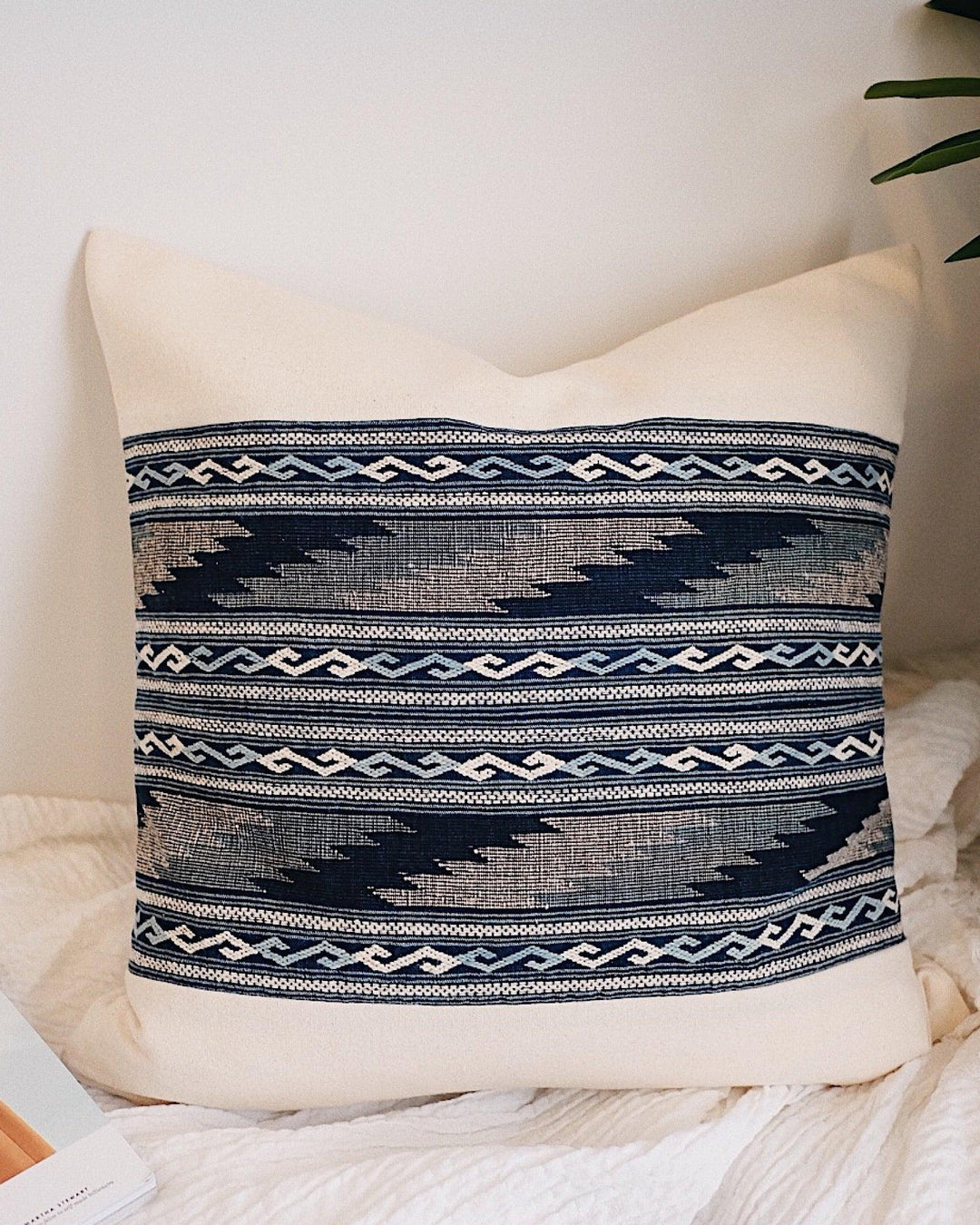 Hill Tribe Handwoven Pillow Cover No.1 | Olive & Iris