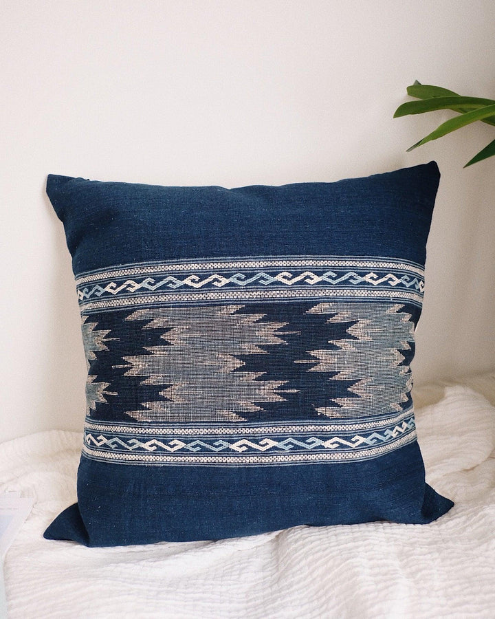 Hill Tribe Handwoven Pillow Cover No.2 | Olive & Iris