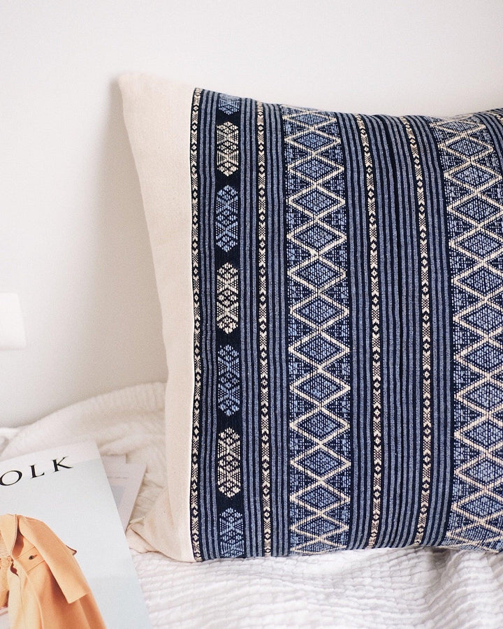 Hill Tribe Handwoven Pillow Cover No.3 | Olive & Iris 