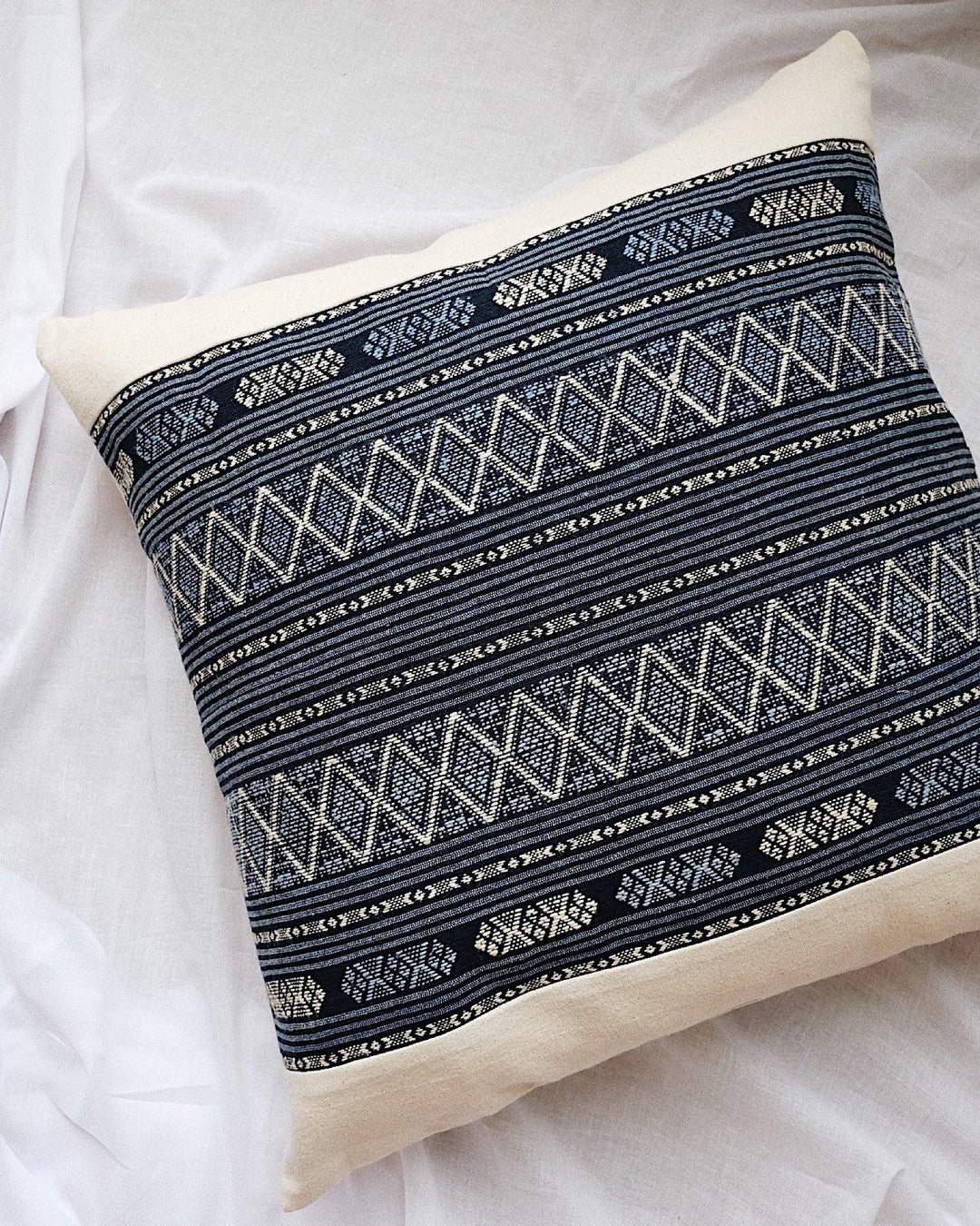 Hill Tribe Handwoven Pillow Cover No.3 | Olive & Iris 