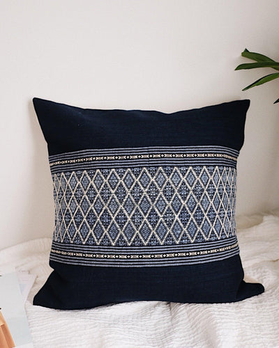 Hill Tribe Handwoven Pillow Cover No.4 | Olive & Iris 