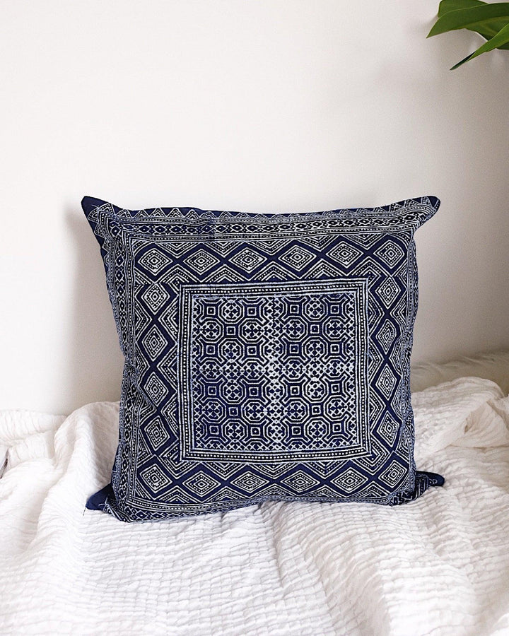 Hmong Hill Tribe Pillow Cover No.1 | Olive & Iris