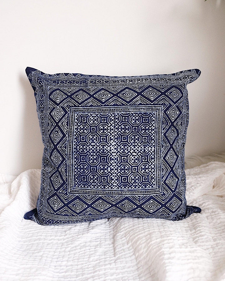 Hmong Hill Tribe Pillow Cover No.1 | Olive & Iris