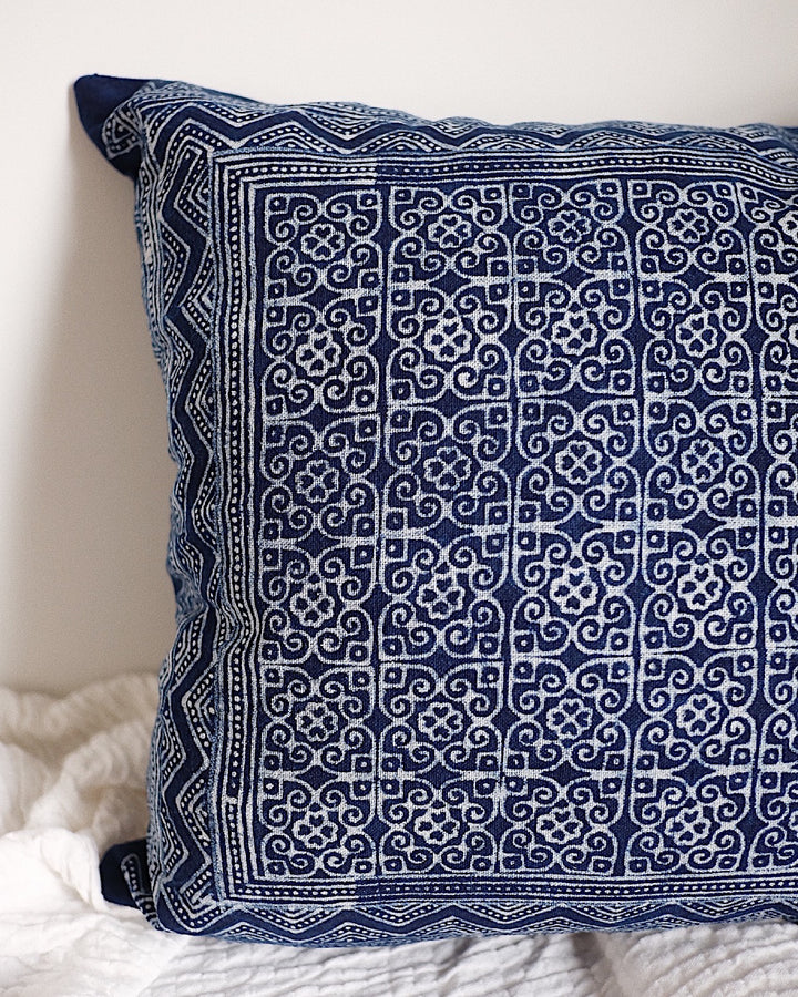Hmong Hill Tribe Pillow Cover No.2 | Olive & Iris