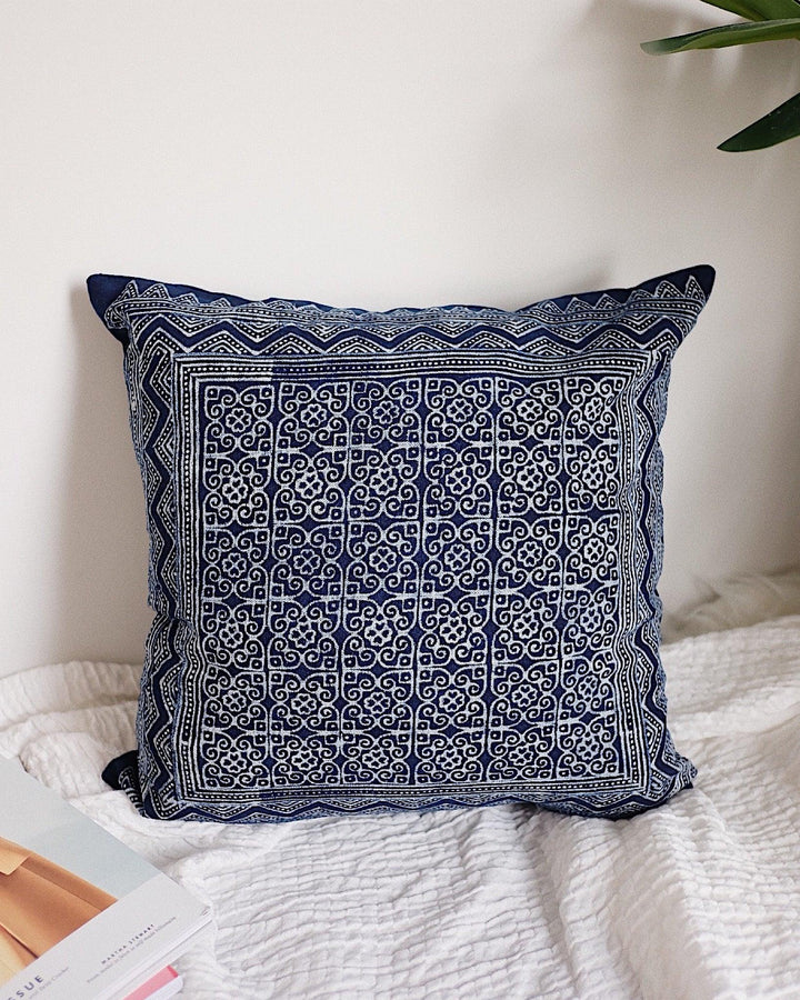 Hmong Hill Tribe Pillow Cover No.2 | Olive & Iris