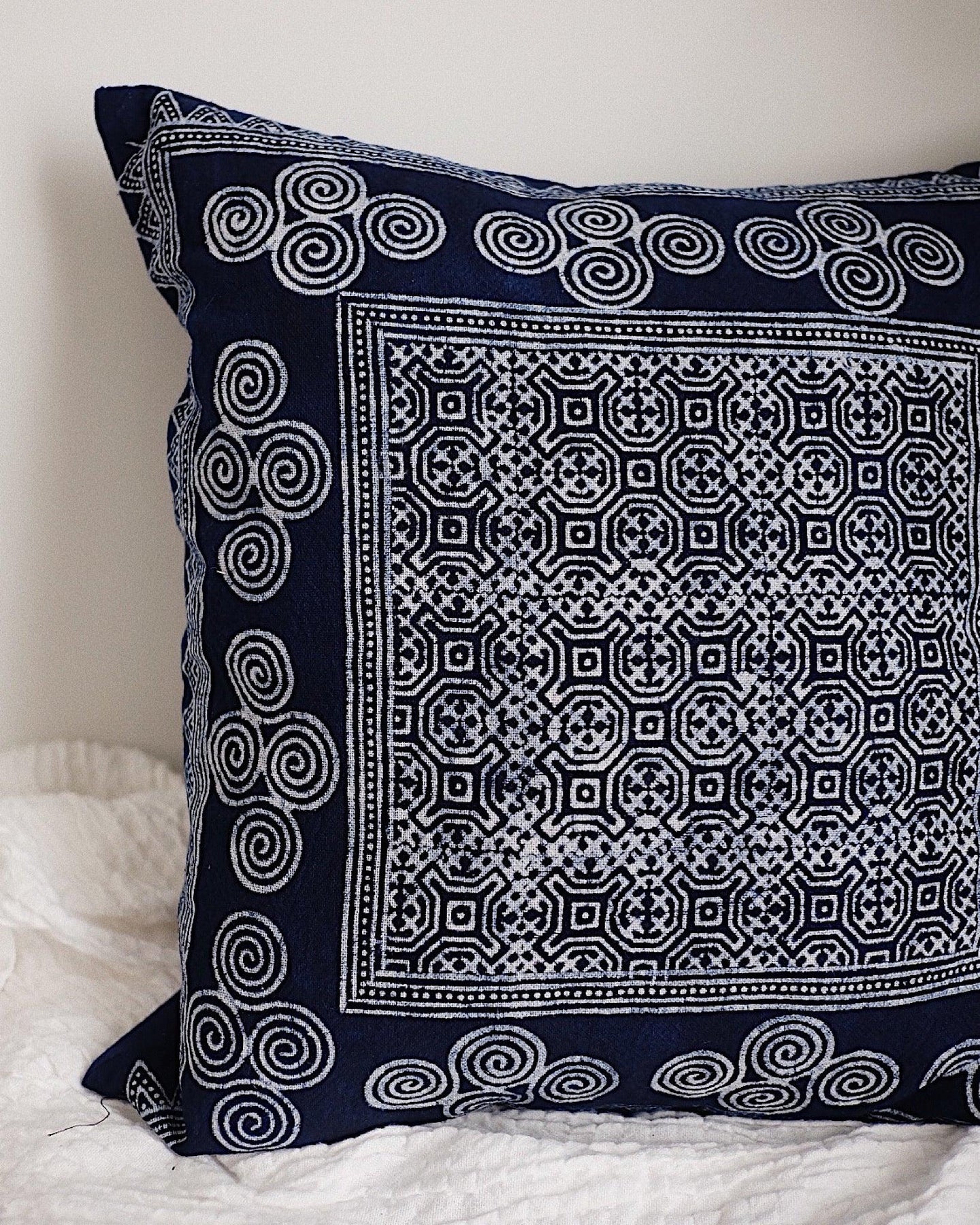 Hmong Hill Tribe Pillow Cover No.4 | Olive & Iris