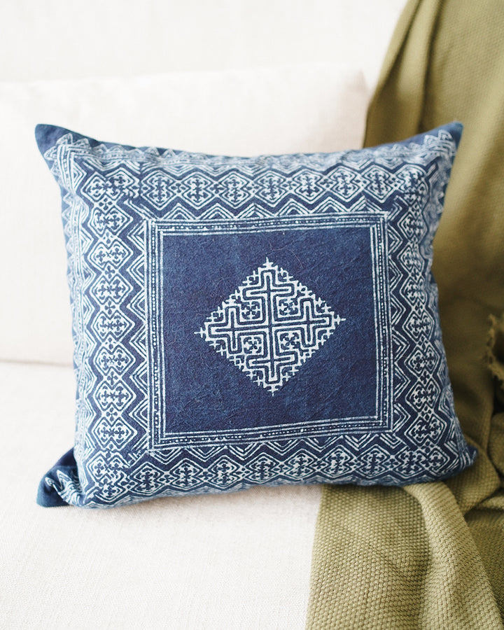 Hmong Hill Tribe Pillow Cover No.7 | Olive & Iris