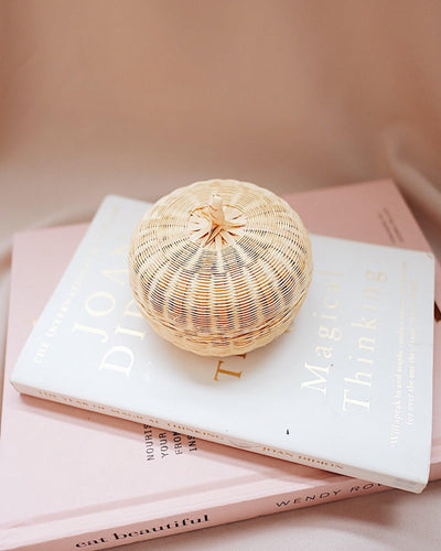 Holly Bamboo Storage Box with Lid | Olive & Iris