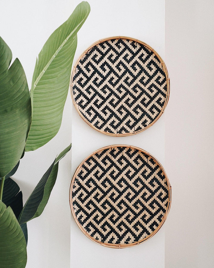 Iyara Basket Wall Hanging Set of 2 | Olive & Iris