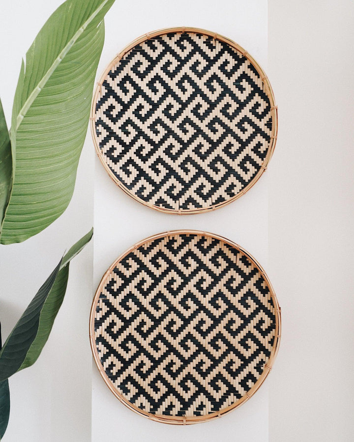 Iyara Basket Wall Hanging Set of 2 | Olive & Iris